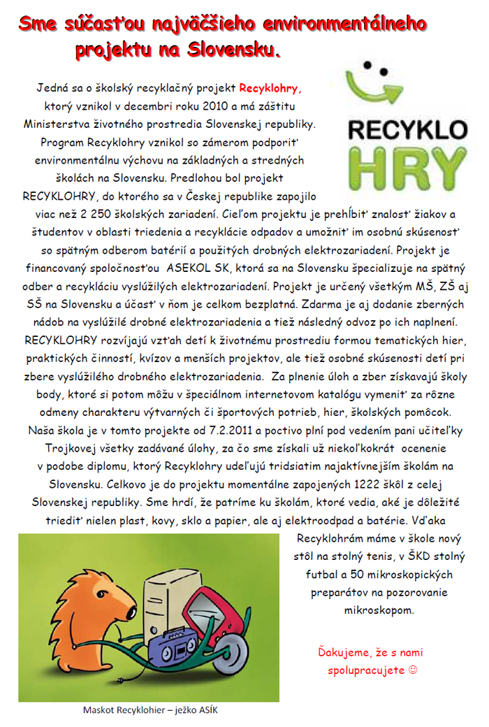 Recyklohry